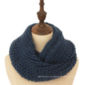 New arrival warm stylish soft solid color unsex woolen yarn plain knitting scarf